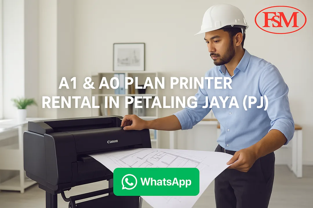 1 & A0 Plan Printer Rental in Petaling Jaya (PJ)