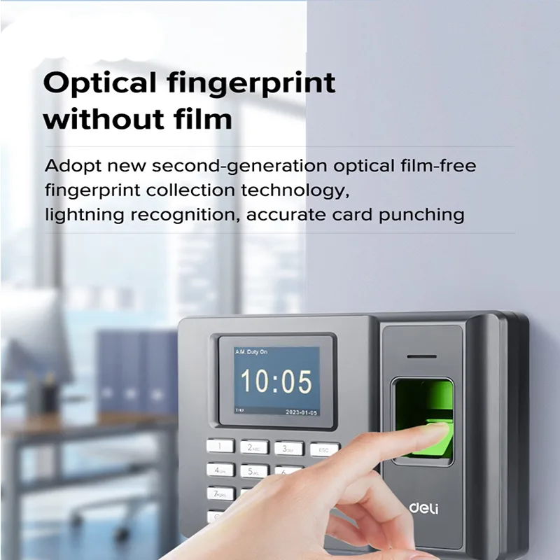 Deli ES152 biometric attendance machine supplier Selangor Malaysia