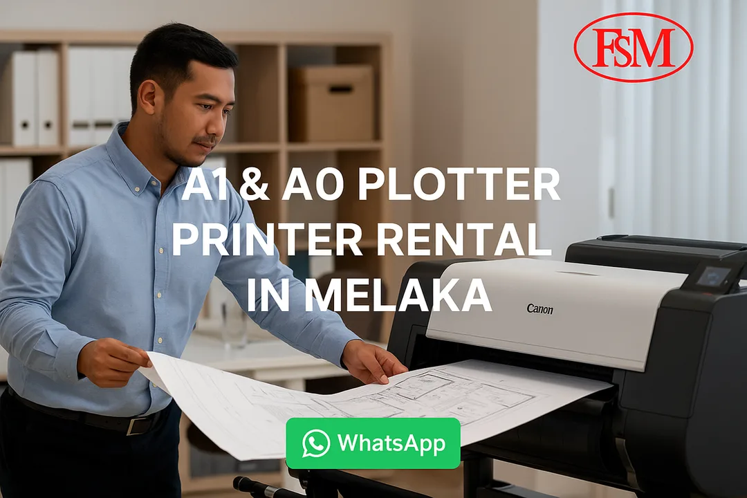 A1 & A0 Plotter Printer Rental in Melaka