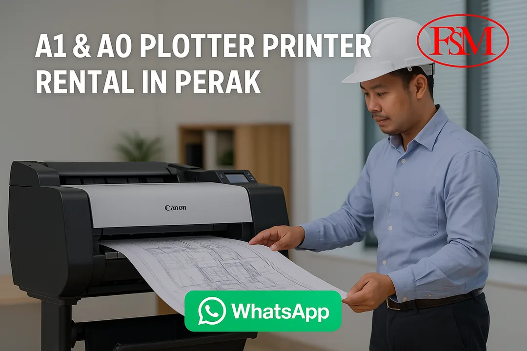 A1 & A0 Plotter Printer Rental in Perak