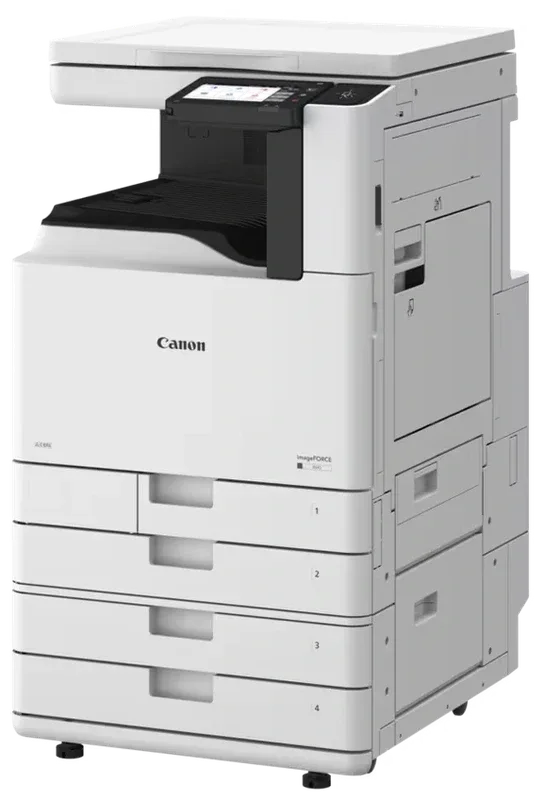 Canon imageFORCE 4025/4030 multifunction printer, angled side view