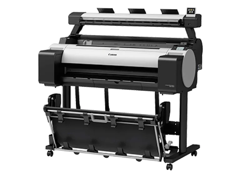A0 Large Format Multi function Printer Canon imagePROGRAF TM-5300 MFP L36ei.  Maximum print resolution of 2400 x 1200 dpi. Quiet operation and snall size plotter