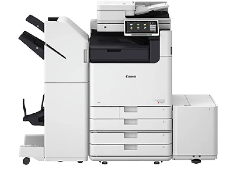 Canon ir-adv dx c5870i, 5860i, 5850i, 5840i is a a3 wifi colour multi function photocopier print speed of up to 70 pages per minute & 1,200 dpi print resolution