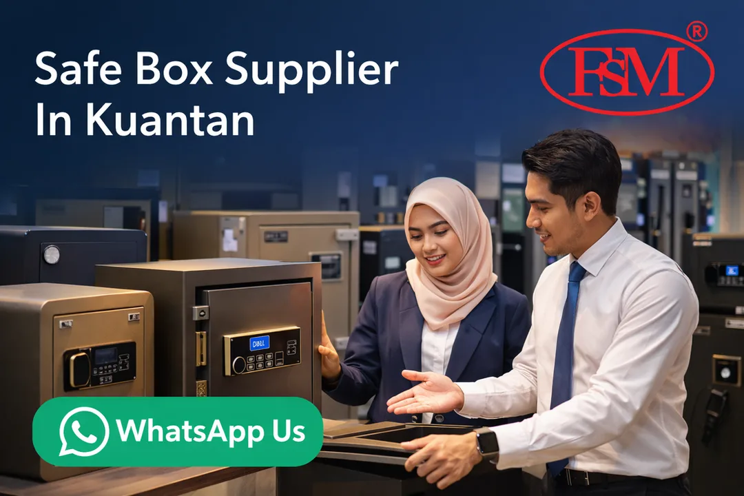 Safe box supplier in Kuantan Pahang providing office and fireproof peti besi