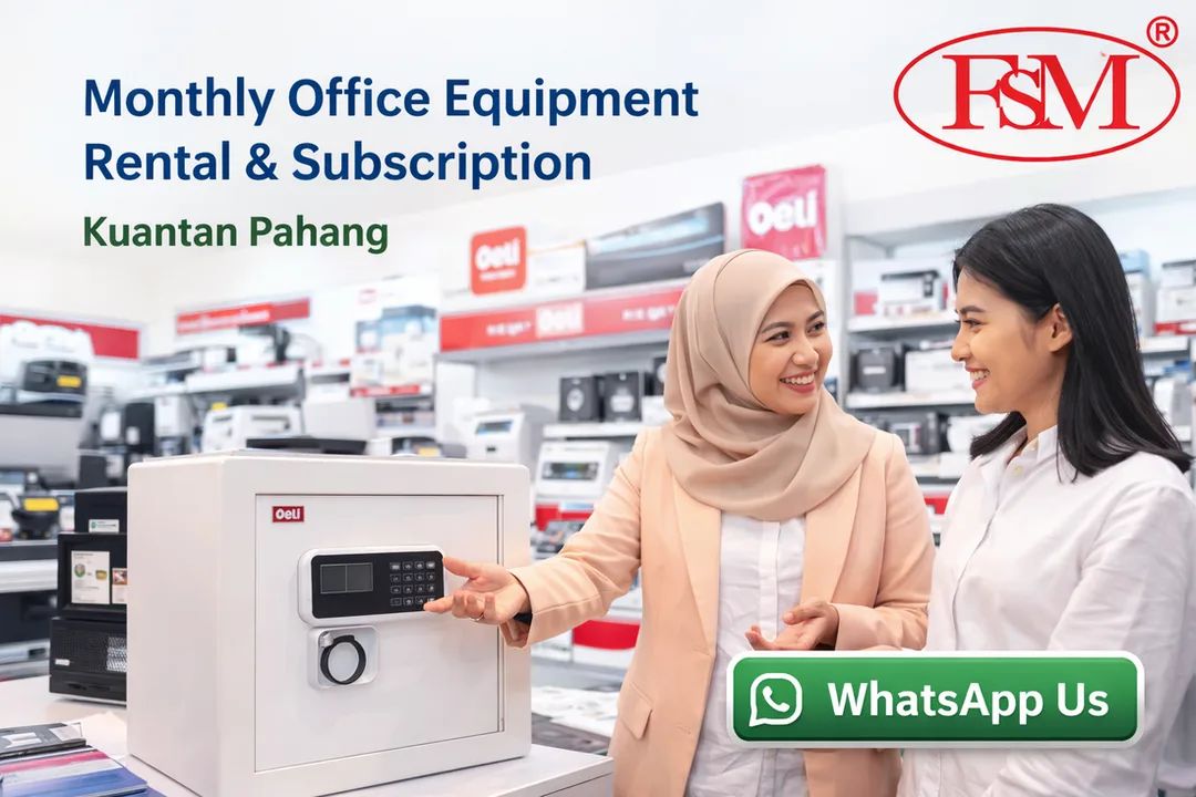 Office equipment rental Kuantan Pahang – monthly business subscription for printers, photocopiers and scanners