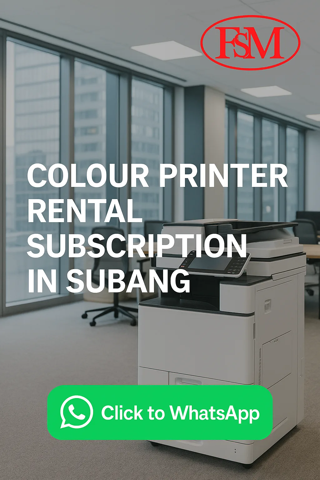 Colour Printer Rental Subscription for Corporate Offices in Subang