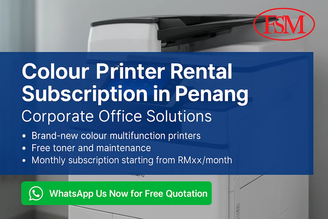 Colour Printer Rental Subscription in Penang – Corporate Office Solutions