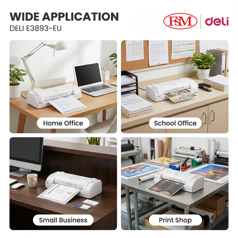 Corporate office laminating A3 presentation materials with E3893-EU in Malaysia
