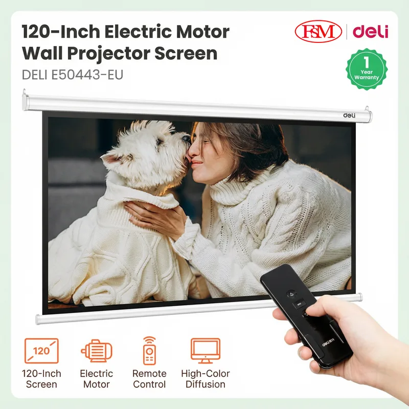 Deli E50443-EU Projector Screen KL