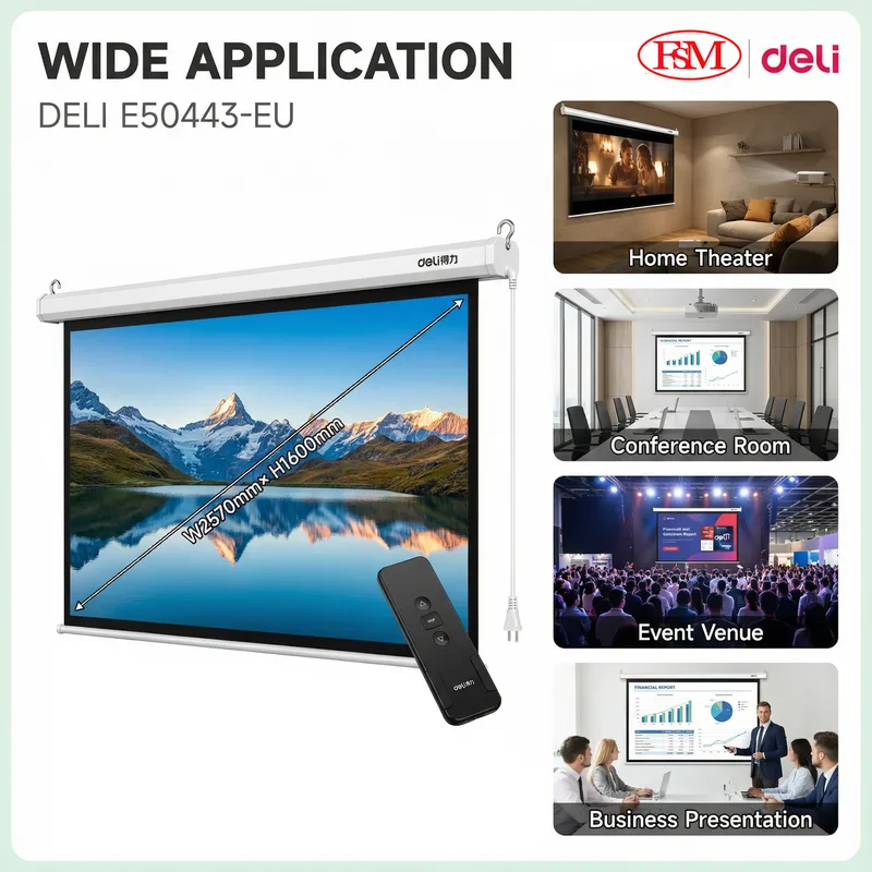 Deli E50443-EU Projector Screen Supplier Malaysia
