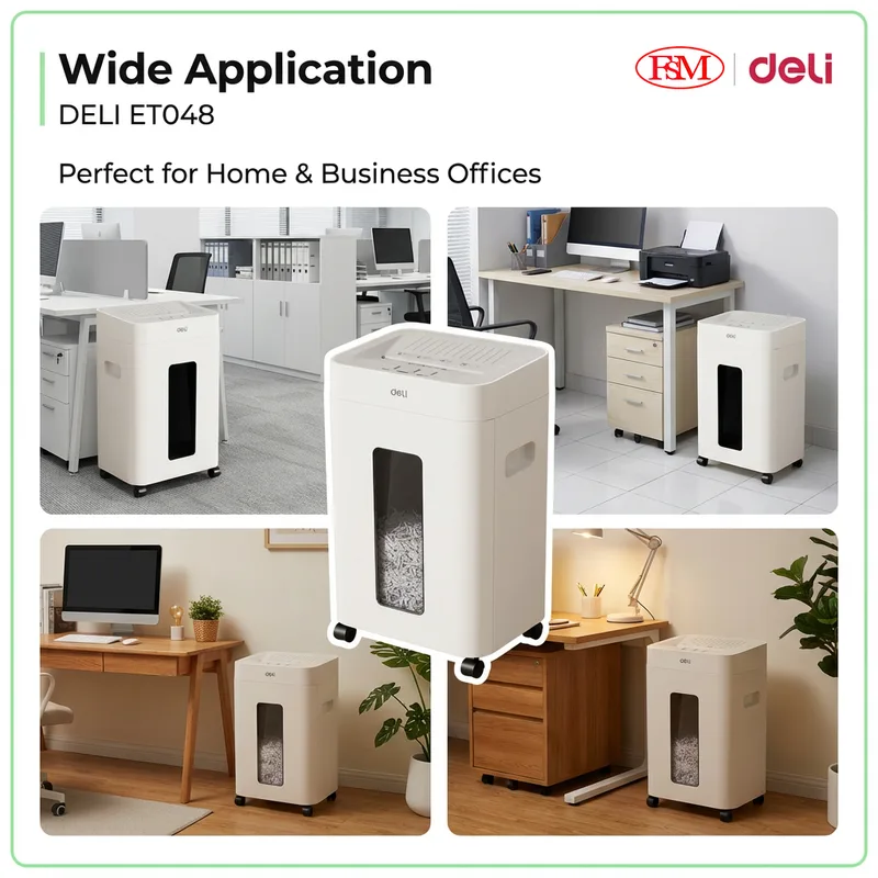 Deli ET048 Paper Shredder Malaysia Office Use