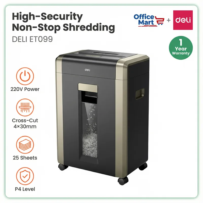 Deli ET099 Office Document Shredder KL