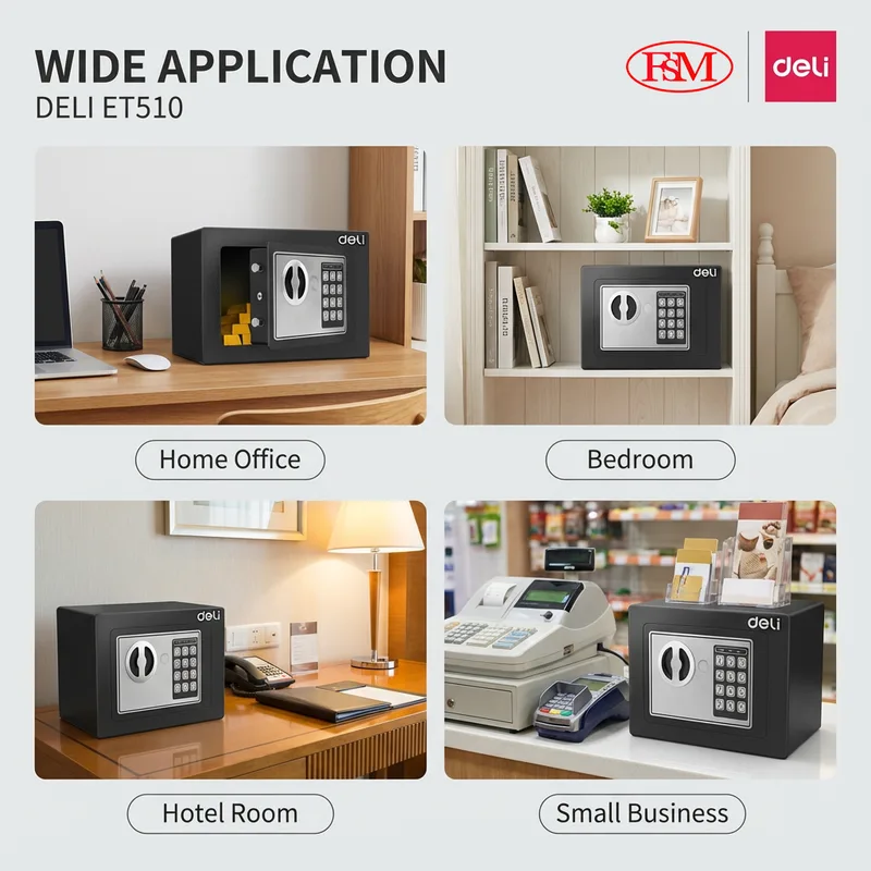 Deli ET510 Safe Box Supplier Malaysia