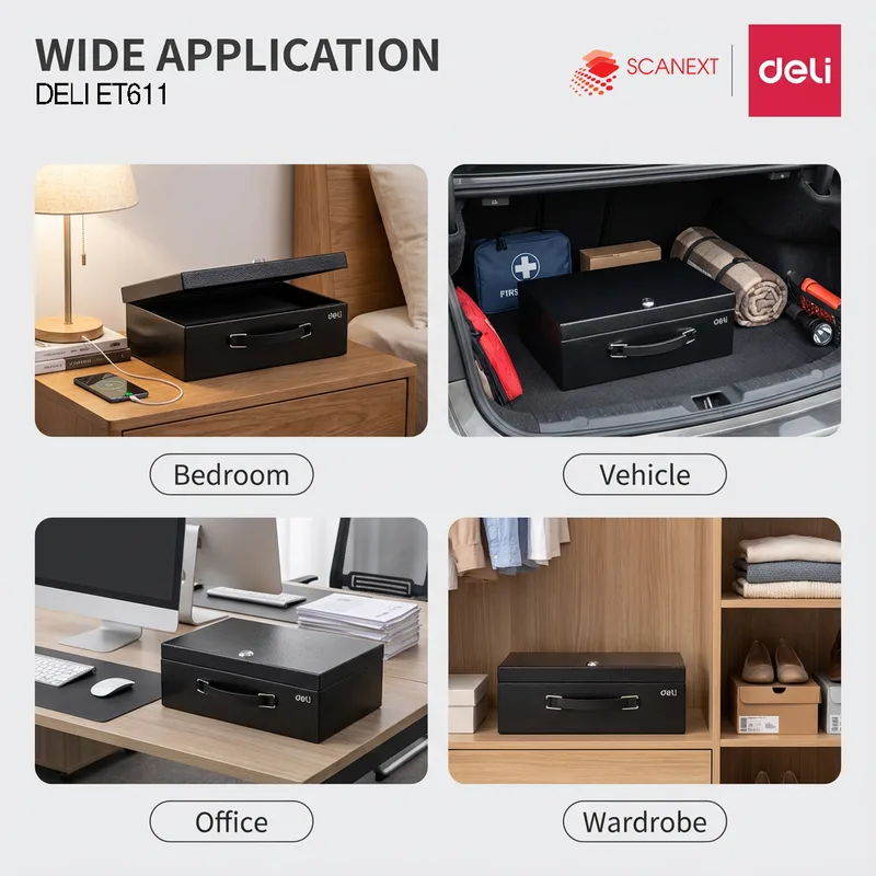 Deli ET611 Safe Box Supplier Malaysia