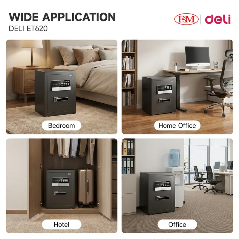 Deli ET620 Safe Box Supplier Malaysia