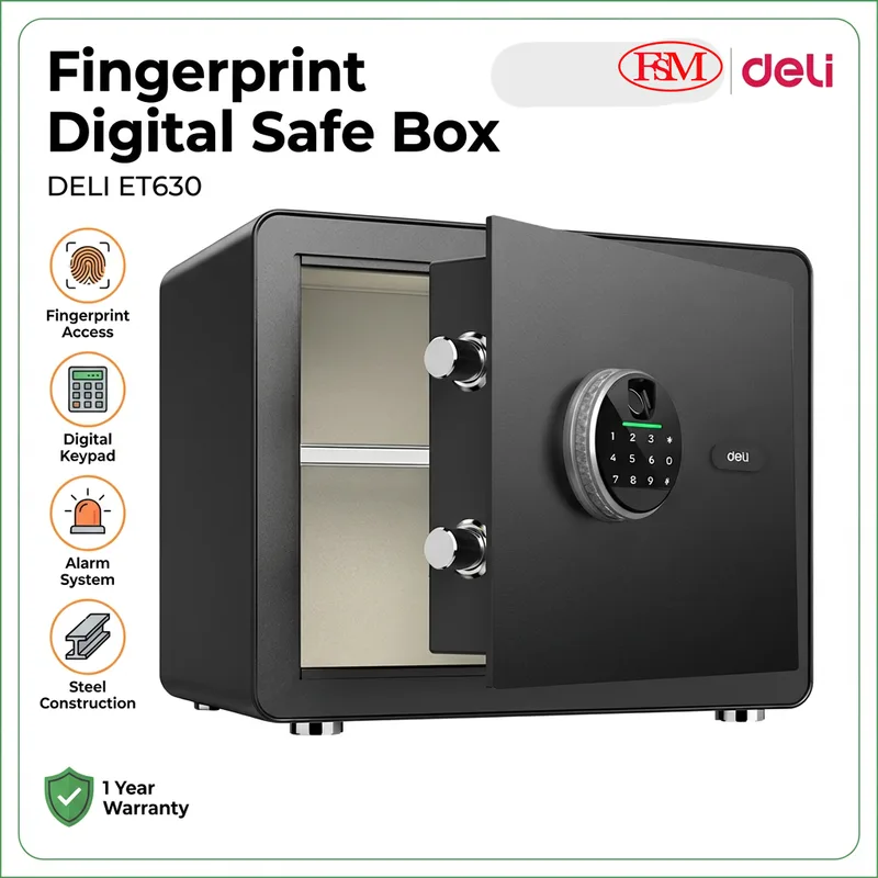 Deli ET630 Digital Safe Box Malaysia