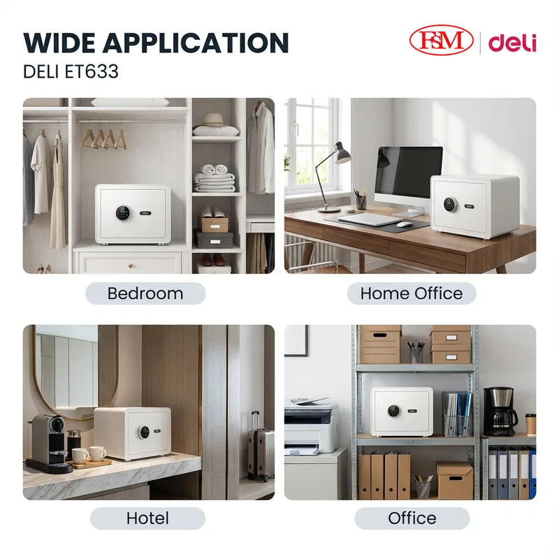 Deli ET633 Safe Box Supplier Malaysia