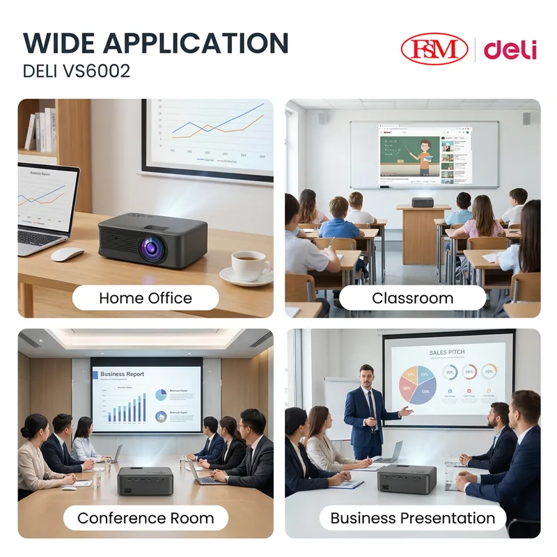 Deli VS6002 Projector Supplier Malaysia