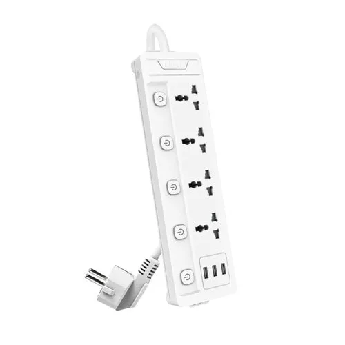 Deli ET411 Power Strip Malaysia Extension Socket