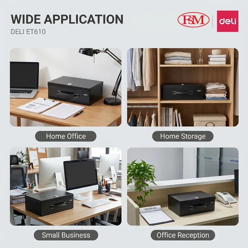 Deli ET610 Safe Box Supplier Malaysia