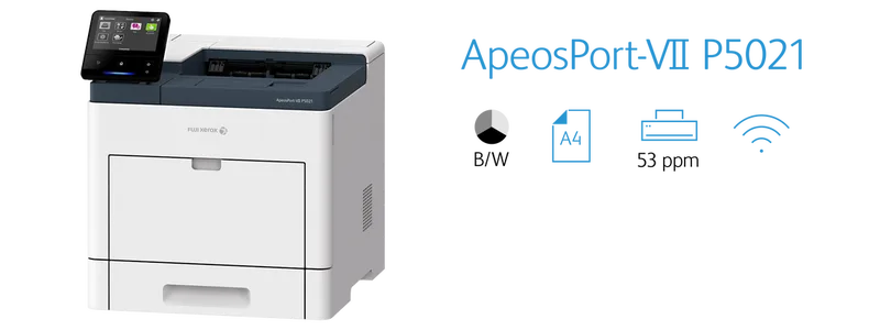 High Speed A4 Laser Printer Black and White Fuji Xerox ApeosPort-VII P5021