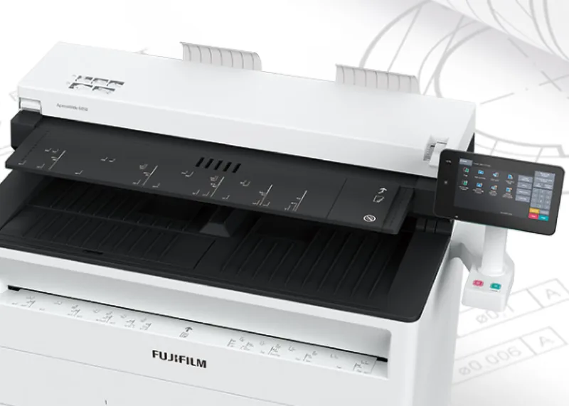 A1 A0 LED Printer Wide Format Printer Scanner Photocopy Machine FujiFilm ApeosWide 3030 / 6050