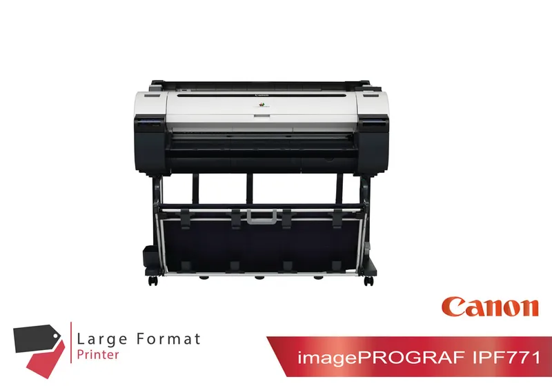 A0 Size Plotter Printer Canon IPF771 is a highly productive large format printer which delivers consistent and high quality results