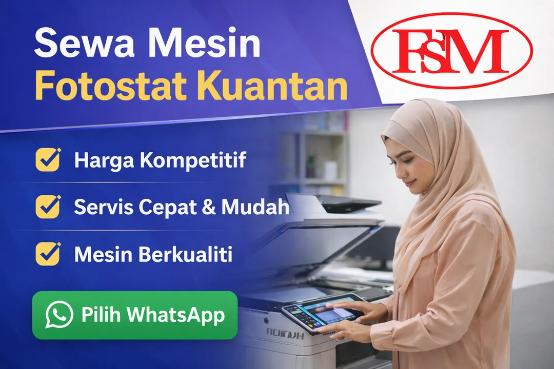 Kuantan Sewa Mesin Fotostat Pahang