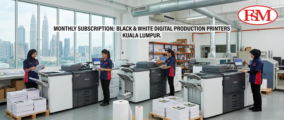 Monthly Subscription Black & White Digital Production Printer KL