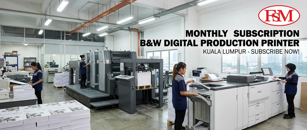 Monthly Subscription Black & White Digital Production Printer in Kuala Lumpur