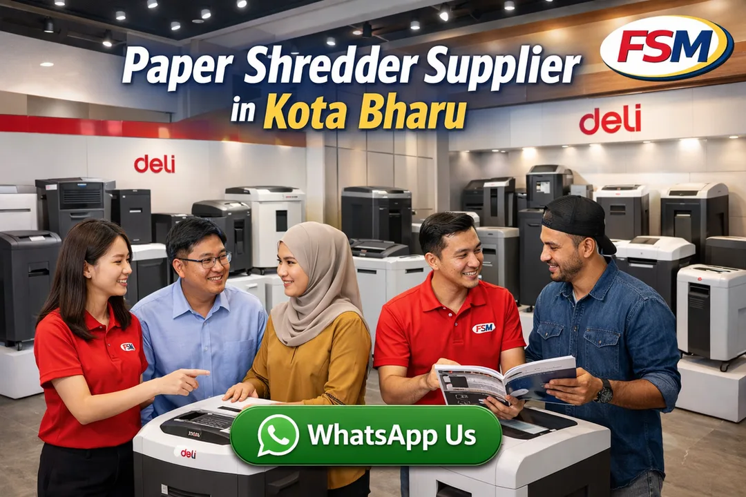 Paper shredder supplier in Kota Bharu Kelantan providing office and heavy duty shredders
