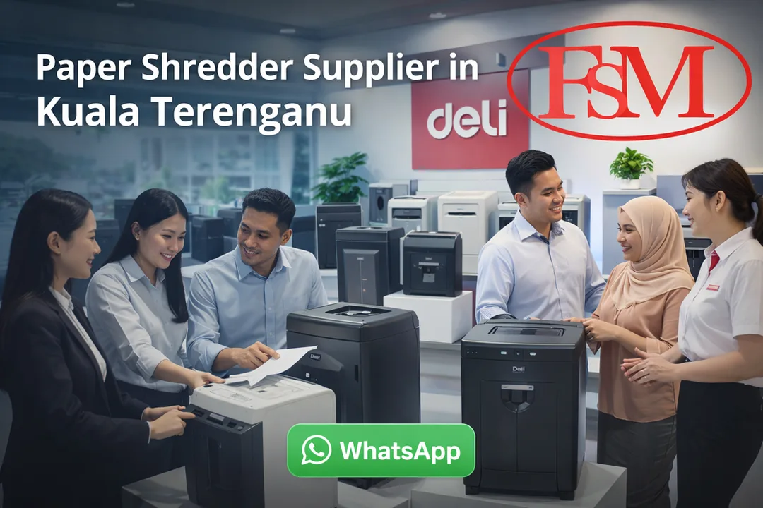 Paper shredder supplier in Kuala Terengganu providing office and industrial shredders Malaysia
