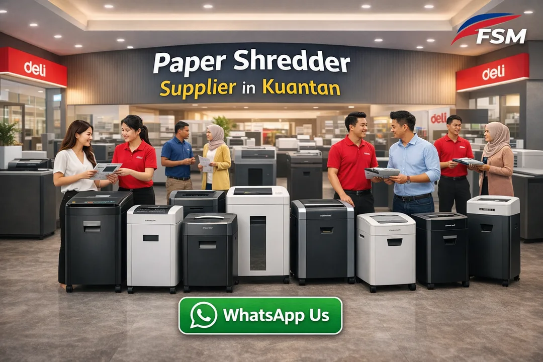 Paper shredder supplier in Kuantan Pahang providing office and heavy duty document shredders Malaysia