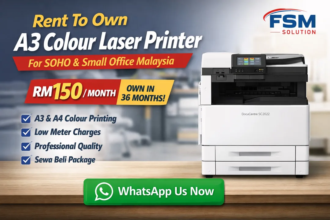 Rent To Own A3 Colour Multi Function Printer