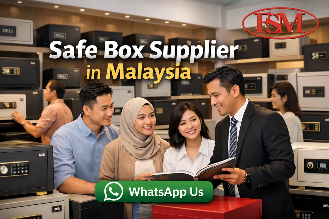 Fireproof digital safe box supplier in Malaysia for office and commercial use