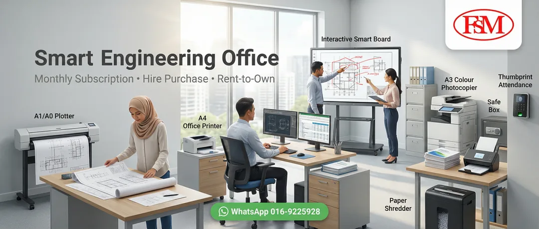 Smart Engineering Office Monthly Subscription, Hire Purchase & Rent-to-Own FSM Malaysia