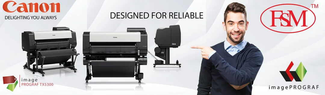 A1 AO printer Canon TX5300 is a 36 inch AO printer engineered to deliver amazing print speed with sharp reproduction of lines and text even on uncoated paper